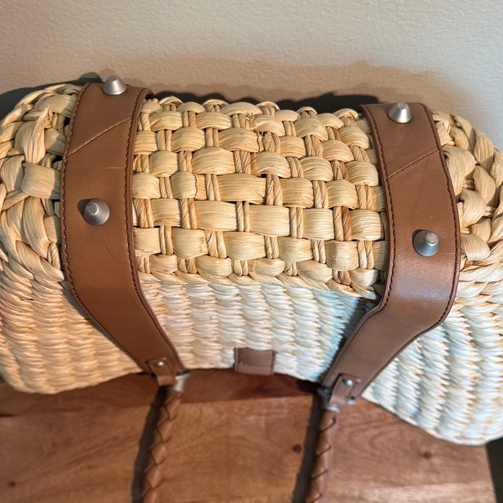 Kate Landry Straw Purse – Gently Used - Picture 6 of 9